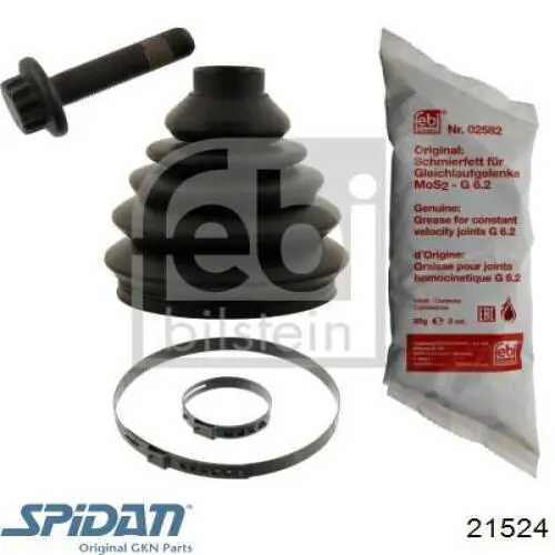 Do koszyka 21524 GKN-Spidan Osłona przegubu homokinetycznego półosi przedniej zewnętrzna
