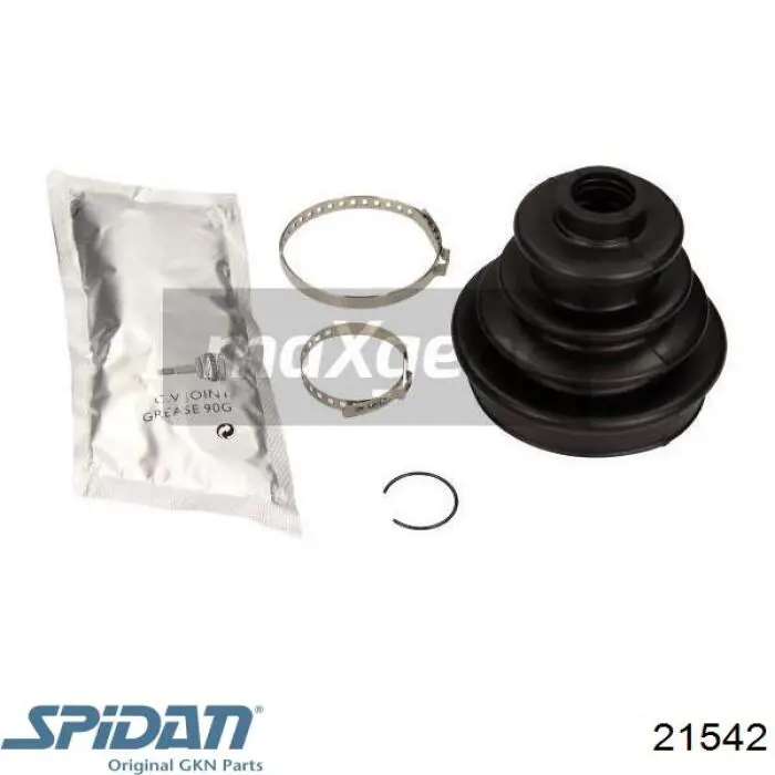 Do koszyka 21542 GKN-Spidan Osłona przegubu homokinetycznego półosi przedniej zewnętrzna