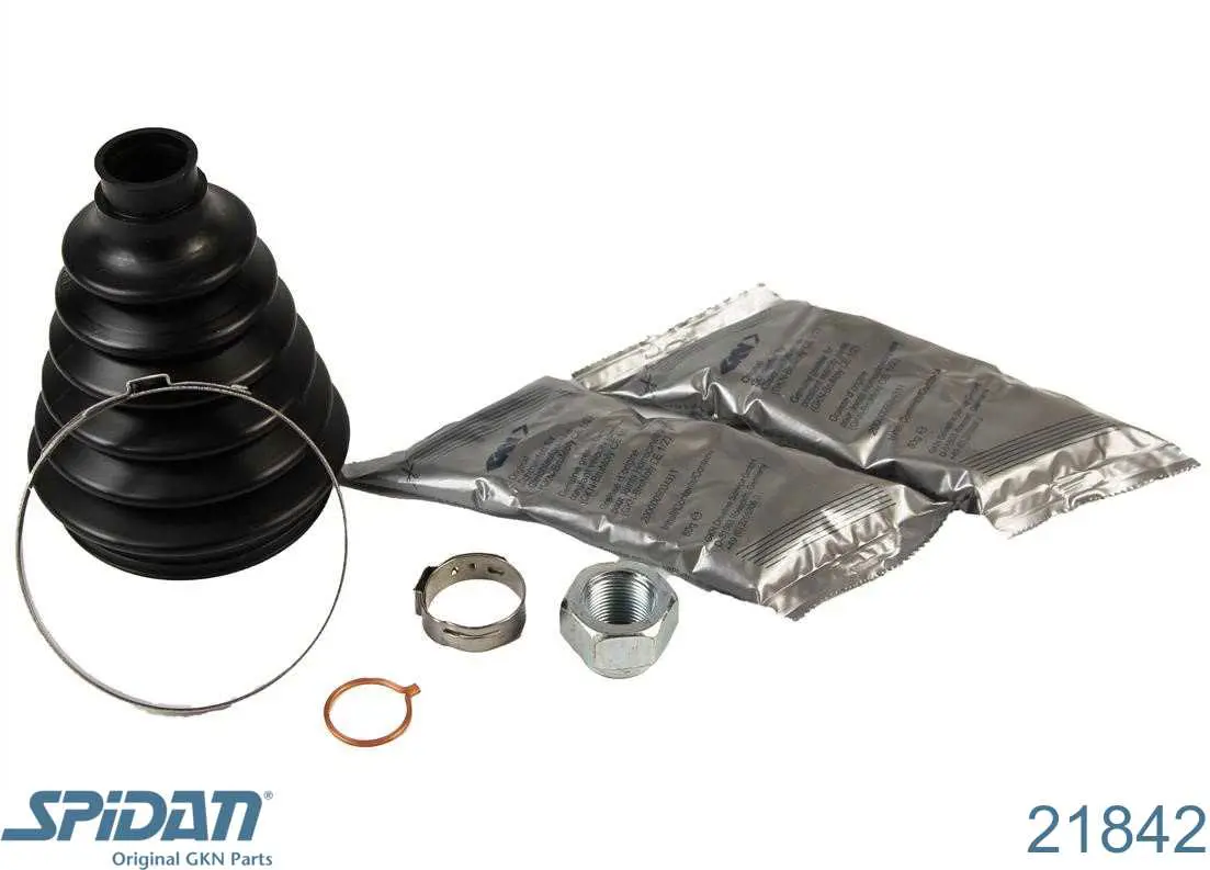Osłona przegubu homokinetycznego półosi przedniej zewnętrzna GKN-Spidan 21842 cena, od 8,87 USD