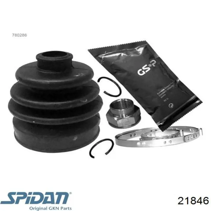 Osłona przegubu homokinetycznego półosi przedniej zewnętrzna GKN-Spidan 21846 cena, od 11,39 USD