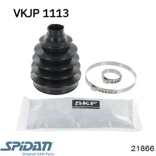 Do koszyka 21866 GKN-Spidan Osłona przegubu homokinetycznego półosi przedniej zewnętrzna