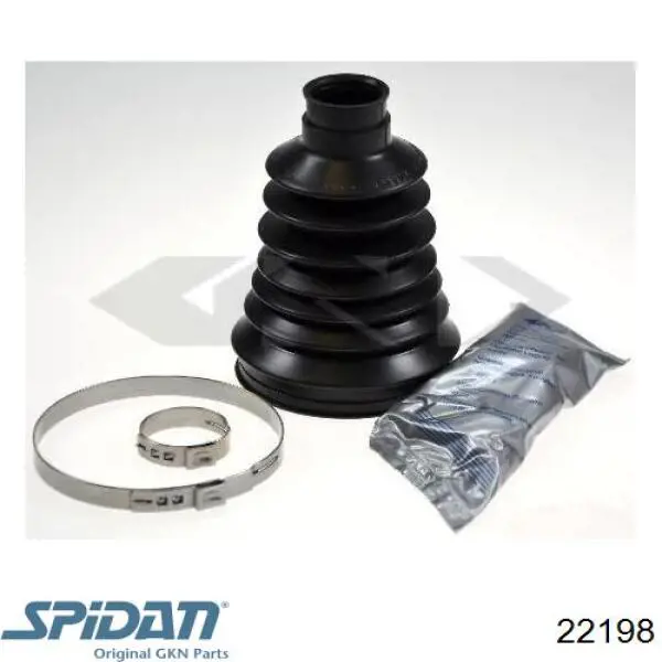 Osłona przegubu homokinetycznego półosi przedniej zewnętrzna GKN-Spidan 22198 cena, od 8,87 USD