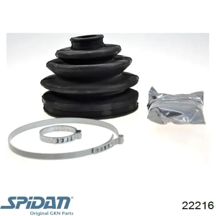Osłona przegubu homokinetycznego półosi przedniej zewnętrzna GKN-Spidan 22216 cena, od 15,17 USD