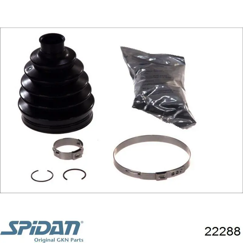 Osłona przegubu homokinetycznego półosi przedniej zewnętrzna GKN-Spidan 22288 cena, od 14,63 USD