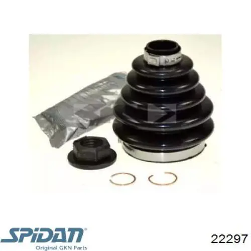Do koszyka 22297 GKN-Spidan Osłona przegubu homokinetycznego półosi przedniej zewnętrzna