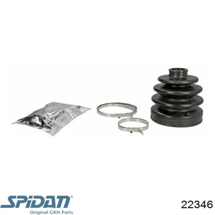 Do koszyka 22346 GKN-Spidan Osłona przegubu homokinetycznego półosi przedniej zewnętrzna