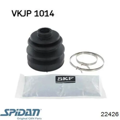 Do koszyka 22426 GKN-Spidan Osłona przegubu homokinetycznego półosi przedniej zewnętrzna