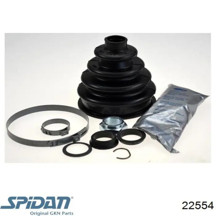 Osłona przegubu homokinetycznego półosi przedniej zewnętrzna GKN-Spidan 22554 cena, od 9,60 USD