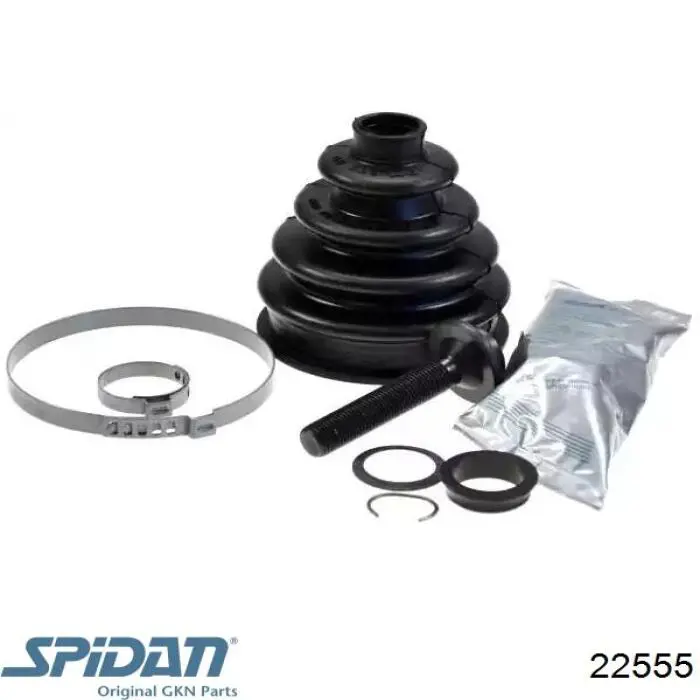 Osłona przegubu homokinetycznego półosi przedniej zewnętrzna GKN-Spidan 22555 cena, od 12,57 USD