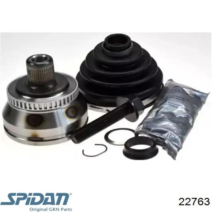 Przegub homokinetyczny przedni zewnętrzny GKN-Spidan 22763 cena, od 39,59 USD