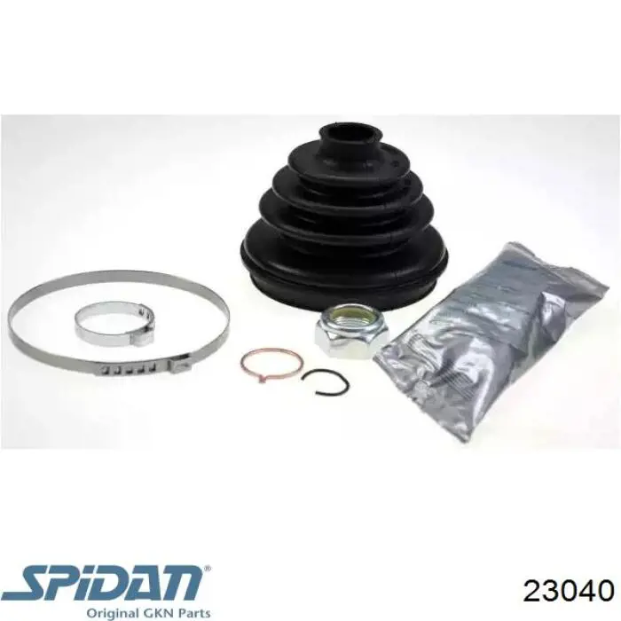 Osłona przegubu homokinetycznego półosi przedniej zewnętrzna GKN-Spidan 23040 cena, od 11,61 USD