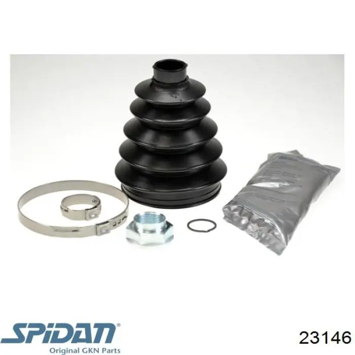 Osłona przegubu homokinetycznego półosi przedniej zewnętrzna GKN-Spidan 23146 cena, od 15,02 USD