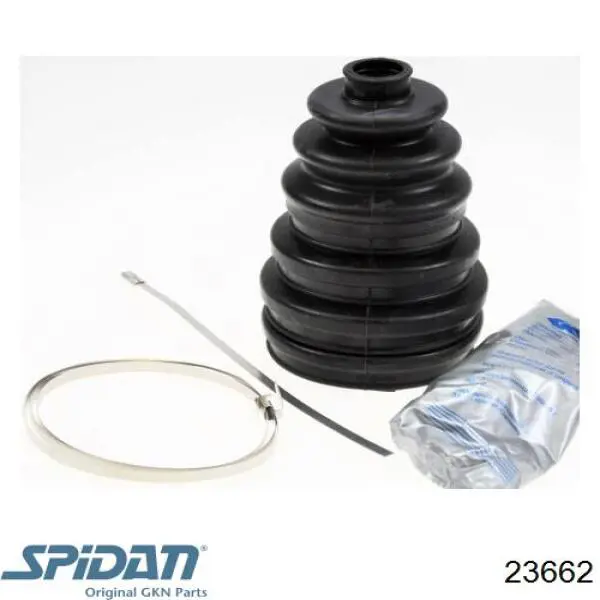 Do koszyka 23662 GKN-Spidan Osłona przegubu homokinetycznego półosi przedniej zewnętrzna