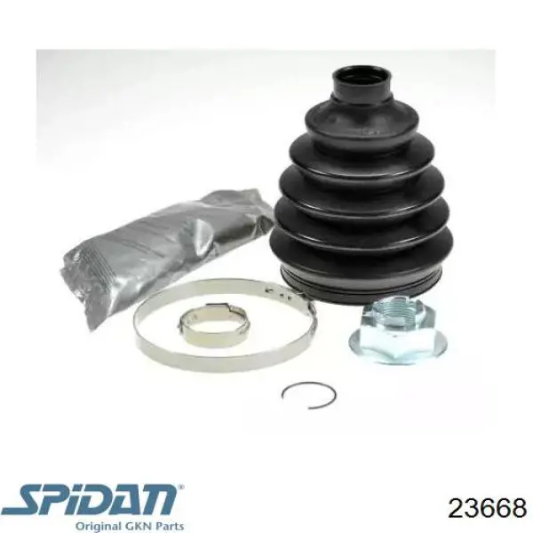 Osłona przegubu homokinetycznego półosi przedniej zewnętrzna GKN-Spidan 23668 cena, od 13,63 USD