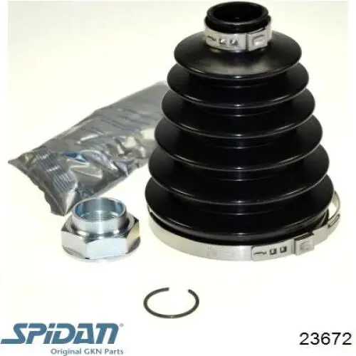 Do koszyka 23672 GKN-Spidan Osłona przegubu homokinetycznego półosi przedniej zewnętrzna