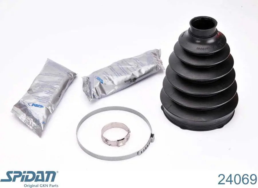 Osłona przegubu homokinetycznego półosi przedniej zewnętrzna GKN-Spidan 24069 cena, od 12,58 USD