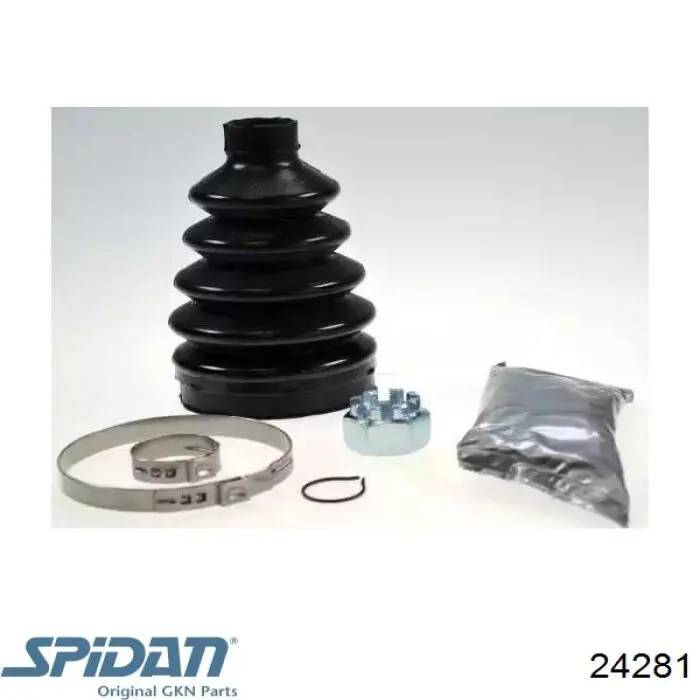 Osłona przegubu homokinetycznego półosi przedniej zewnętrzna GKN-Spidan 24281 cena, od 9,37 USD