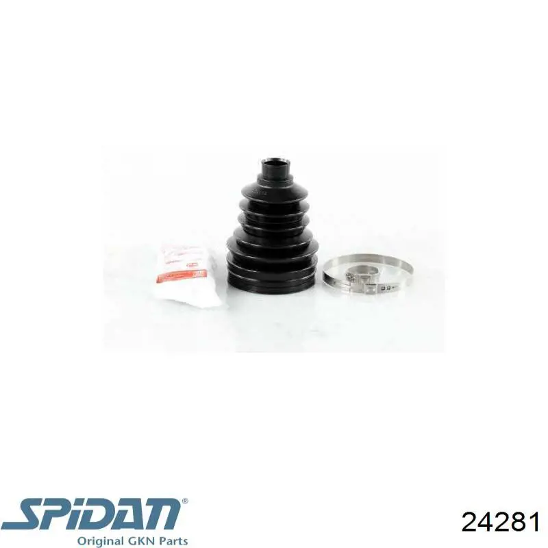 Do koszyka 24281 GKN-Spidan Osłona przegubu homokinetycznego półosi przedniej zewnętrzna