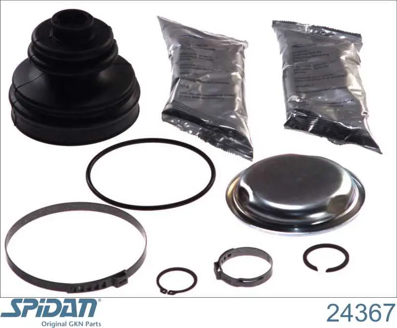 Osłona przegubu homokinetycznego półosi przedniej wewnętrzna GKN-Spidan 24367 cena, od 11,51 USD