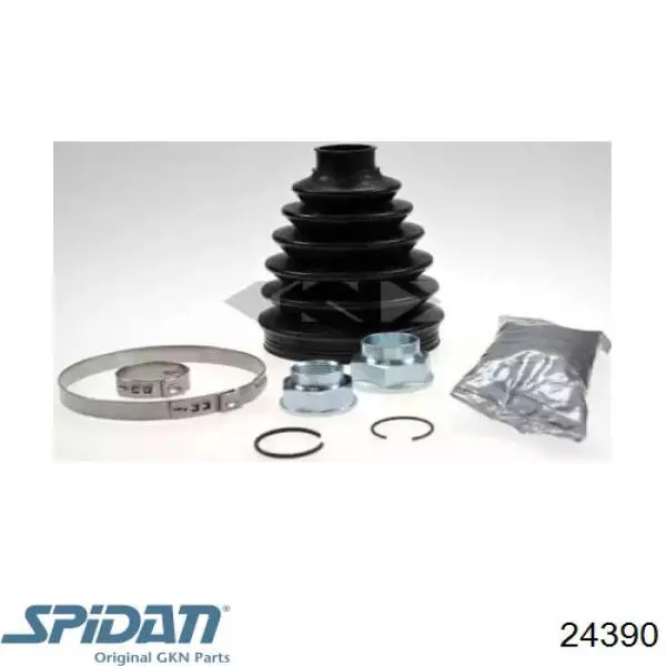 Osłona przegubu homokinetycznego półosi przedniej zewnętrzna GKN-Spidan 24390 cena, od 19,56 USD