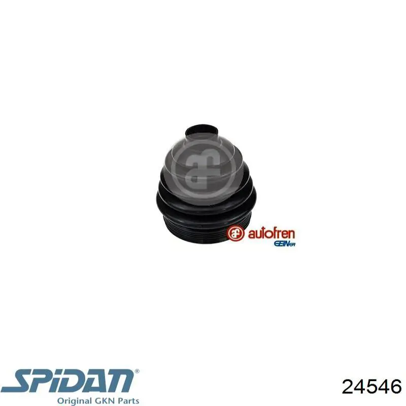 Do koszyka 24546 GKN-Spidan Osłona przegubu homokinetycznego półosi przedniej zewnętrzna