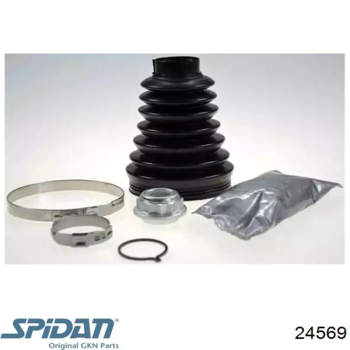 Osłona przegubu homokinetycznego półosi przedniej wewnętrzna GKN-Spidan 24569 cena, od 16,28 USD