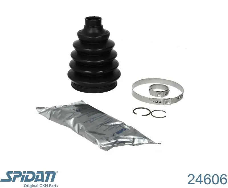 Osłona przegubu homokinetycznego półosi przedniej zewnętrzna GKN-Spidan 24606 cena, od 14,01 USD