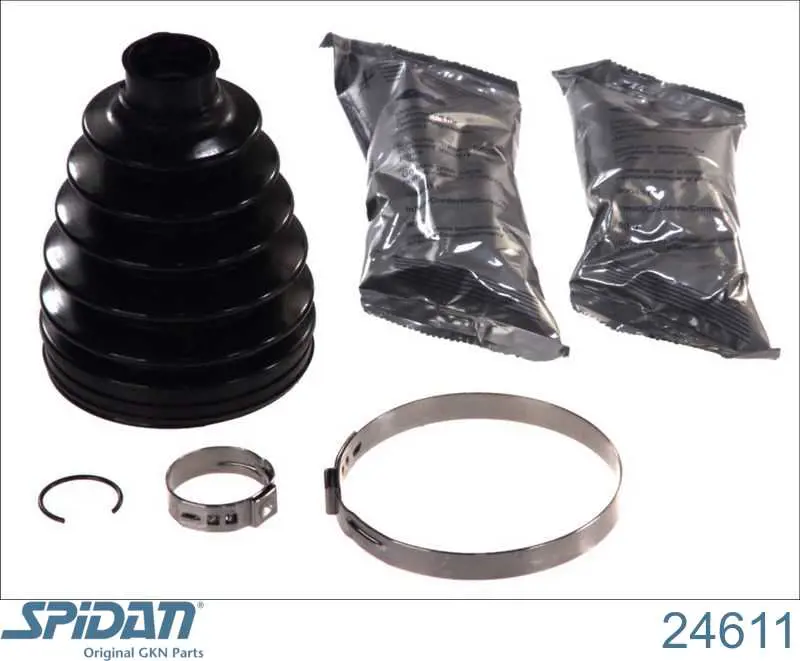 Osłona przegubu homokinetycznego półosi przedniej zewnętrzna GKN-Spidan 24611 cena, od 10,61 USD