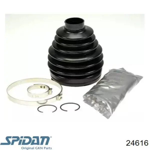Osłona przegubu homokinetycznego półosi przedniej zewnętrzna GKN-Spidan 24616 cena, od 15,97 USD