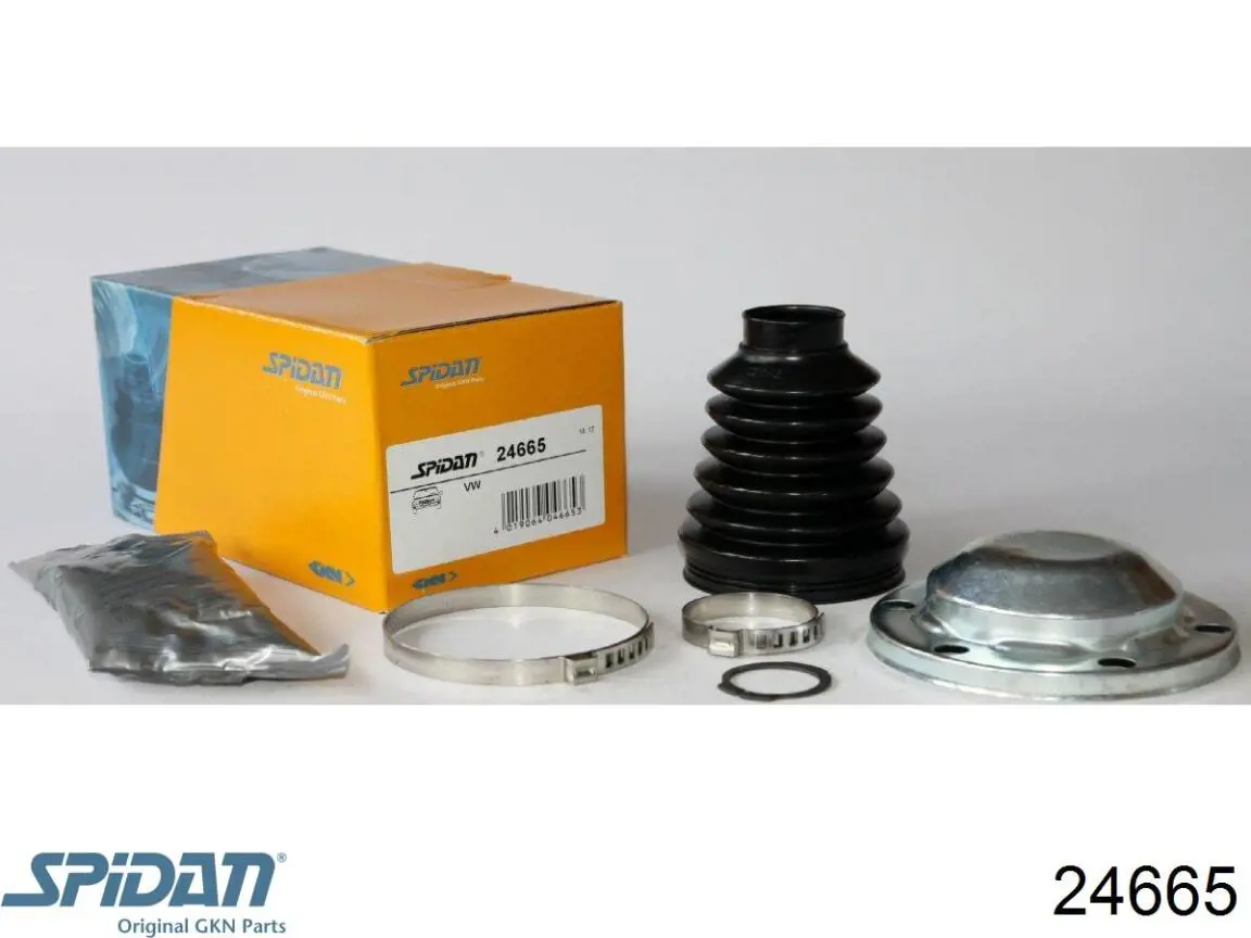 Do koszyka 24665 GKN-Spidan Osłona przegubu homokinetycznego półosi przedniej wewnętrzna