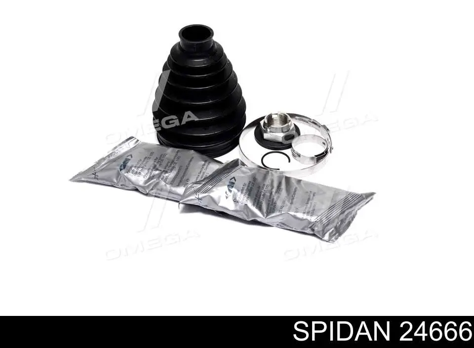 Osłona przegubu homokinetycznego półosi przedniej zewnętrzna GKN-Spidan 24666 cena, od 13,14 USD