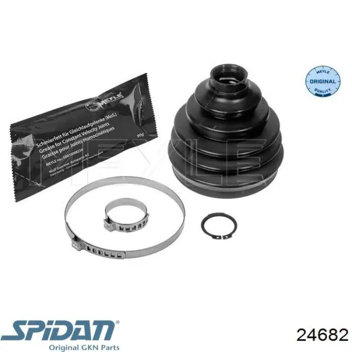 Do koszyka 24682 GKN-Spidan Osłona przegubu homokinetycznego półosi przedniej zewnętrzna