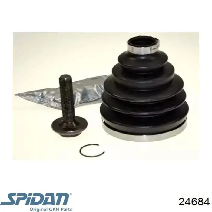 Osłona przegubu homokinetycznego półosi przedniej zewnętrzna GKN-Spidan 24684 cena, od 25,38 USD