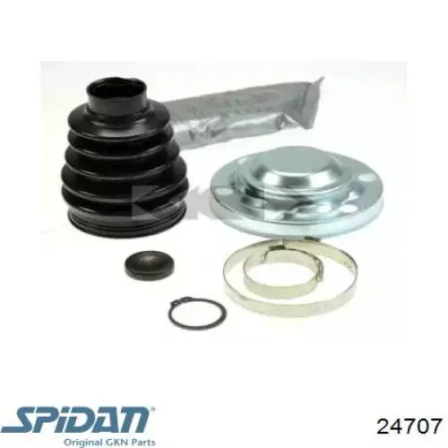 Do koszyka 24707 GKN-Spidan Osłona przegubu homokinetycznego półosi tylnej wewnętrzna