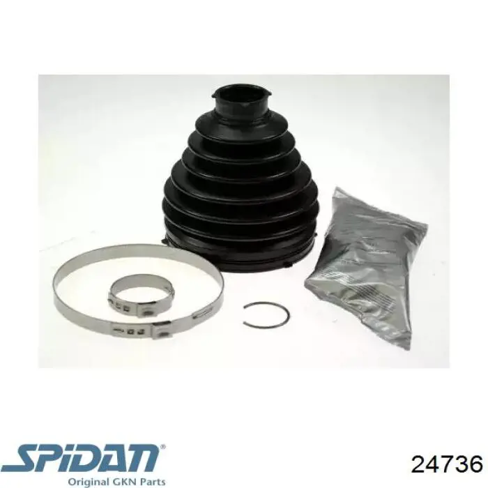 Osłona przegubu homokinetycznego półosi przedniej zewnętrzna GKN-Spidan 24736 cena, od 18,40 USD