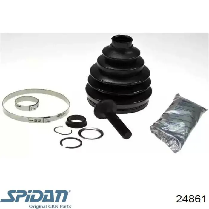 Osłona przegubu homokinetycznego półosi przedniej zewnętrzna GKN-Spidan 24861 cena, od 16,11 USD