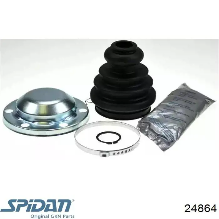 Osłona przegubu homokinetycznego półosi przedniej wewnętrzna GKN-Spidan 24864 cena, od 9,49 USD