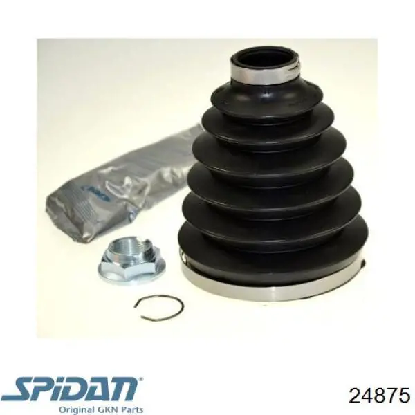 Osłona przegubu homokinetycznego półosi przedniej zewnętrzna GKN-Spidan 24875 cena, od 17,32 USD