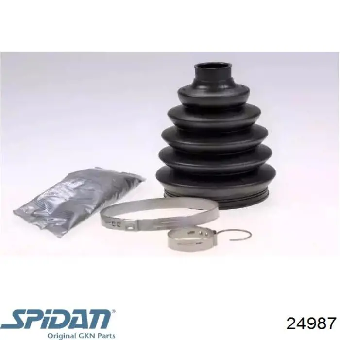 Do koszyka 24987 GKN-Spidan Osłona przegubu homokinetycznego półosi przedniej zewnętrzna