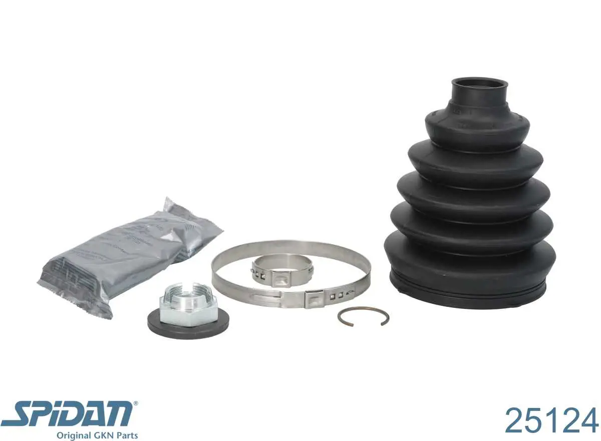 Osłona przegubu homokinetycznego półosi przedniej zewnętrzna GKN-Spidan 25124 cena, od 9,98 USD