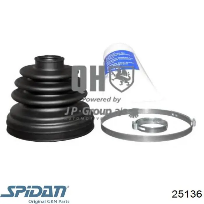 Do koszyka 25136 GKN-Spidan Osłona przegubu homokinetycznego półosi przedniej zewnętrzna