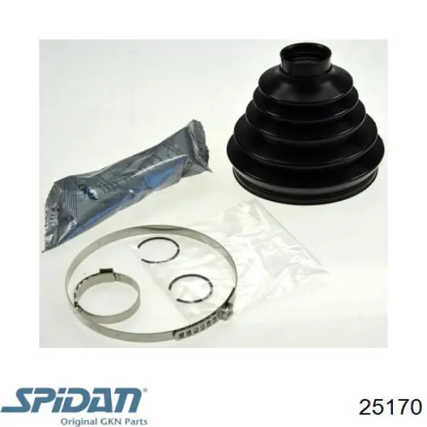 Osłona przegubu homokinetycznego półosi przedniej zewnętrzna GKN-Spidan 25170 cena, od 17,32 USD