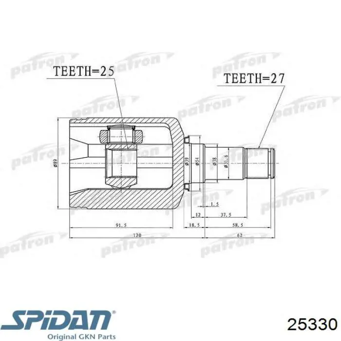 Do koszyka TDS0073 Magneti Marelli Półoś napędowa przednia lewa