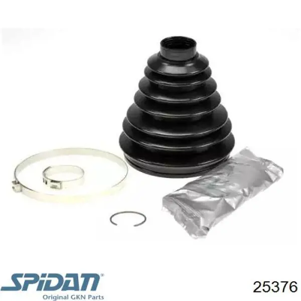 Osłona przegubu homokinetycznego półosi przedniej zewnętrzna GKN-Spidan 25376 cena, od 11,05 USD