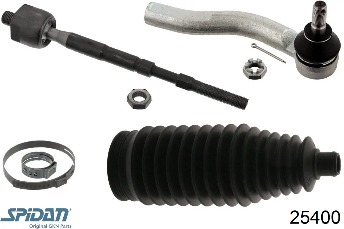 Do koszyka 25400 GKN-Spidan Osłona przegubu homokinetycznego półosi przedniej zewnętrzna