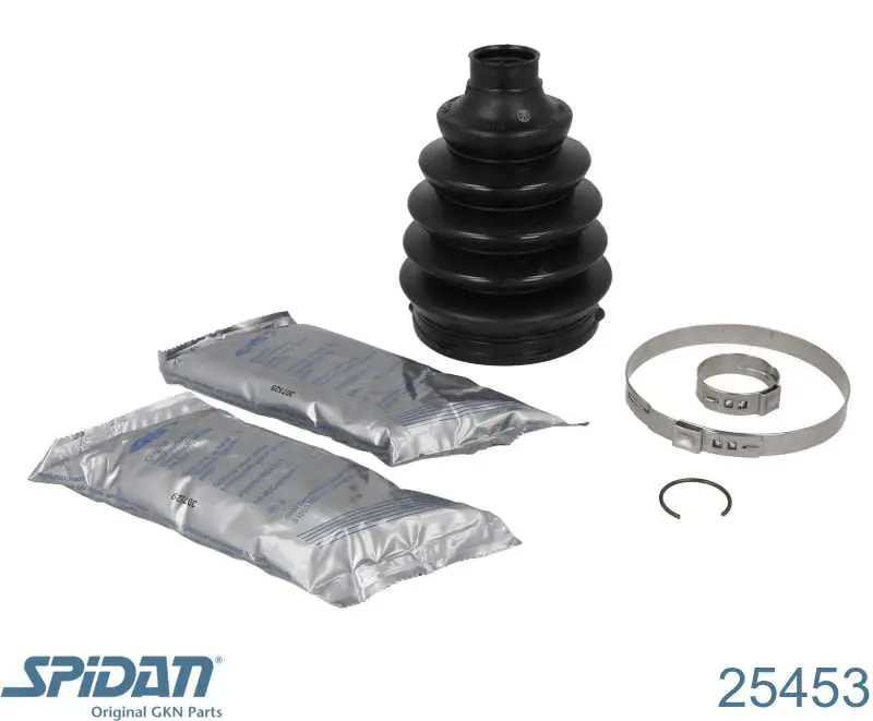 25453 GKN-Spidan Osłona przegubu homokinetycznego półosi przedniej zewnętrzna