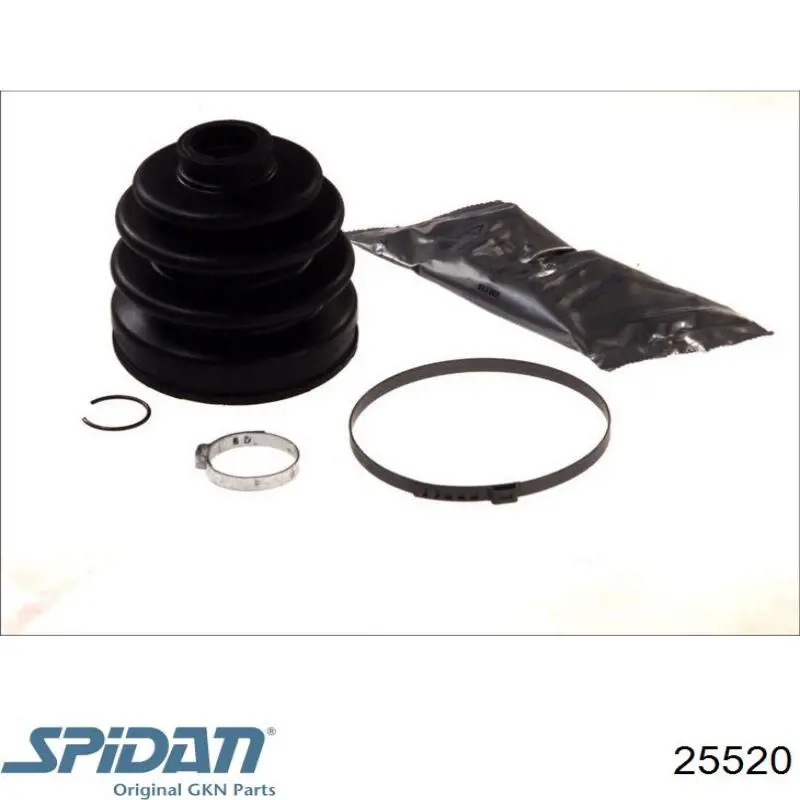 Osłona przegubu homokinetycznego półosi przedniej zewnętrzna GKN-Spidan 25520 cena, od 10,14 USD