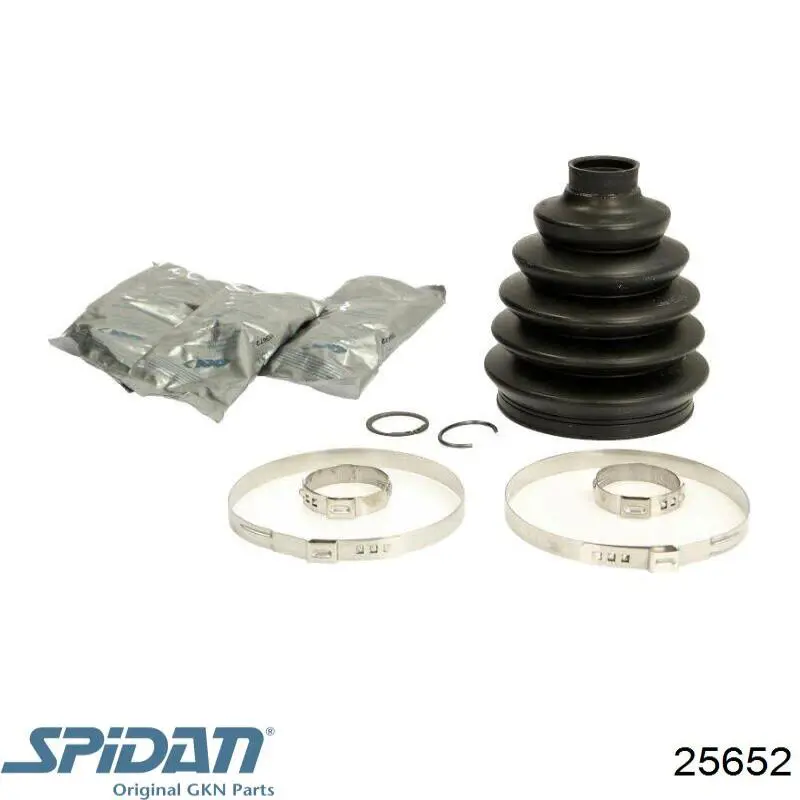 Osłona przegubu homokinetycznego półosi przedniej zewnętrzna GKN-Spidan 25652 cena, od 19,06 USD