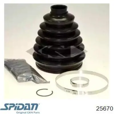 25670 GKN-Spidan Osłona przegubu homokinetycznego półosi przedniej zewnętrzna