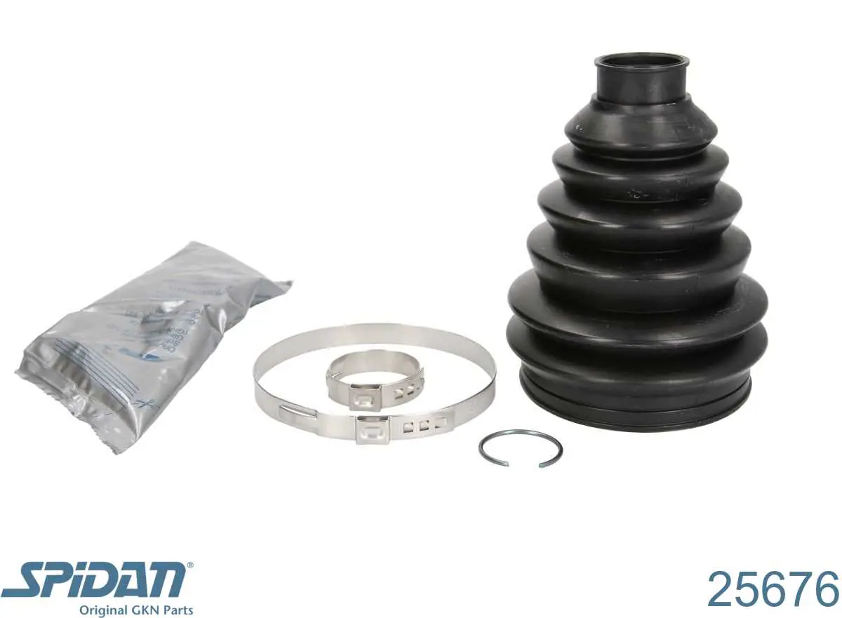 25676 GKN-Spidan Osłona przegubu homokinetycznego półosi przedniej zewnętrzna